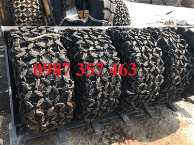 Xích bọc lốp 17.5-25 máy xúc lật